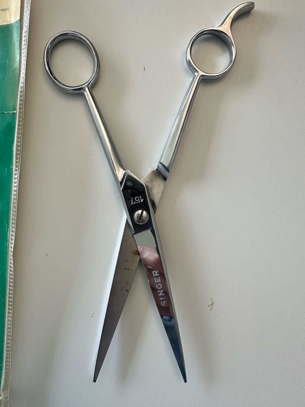 Taglio: Singer Friseurschere Modell 1517 Vintage – Usato da Bremgarten AG venduto da Suzchi