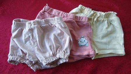 3 Baby Hosen Shorts Grösse 68,  gut erhalten