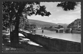 Olten Amthausquai mit Blick Richtung Bahnhof