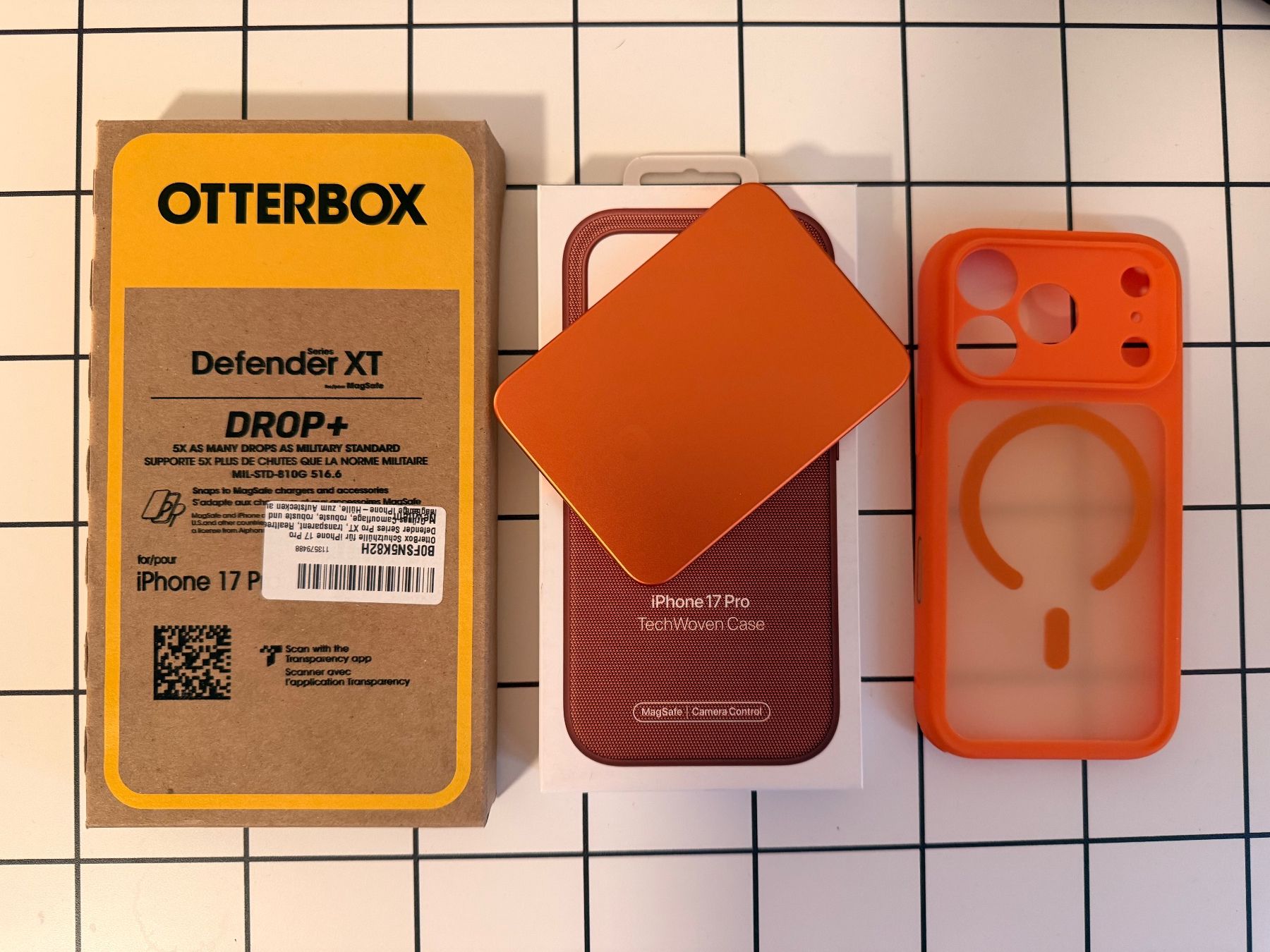 Apple Covers & Schutzfolien: Apple iPhone 17 Pro TechWoven Otterbox ESR Xiaomi Magsafe – Gebraucht aus Schaffhausen von Docmon