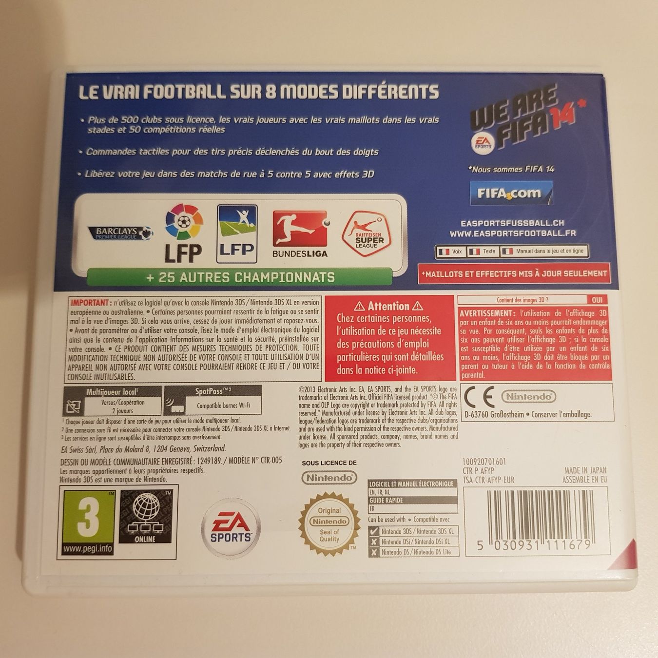 Nintendo Giochi: FIFA 14 /3DS – Usato da Münchenstein venduto da 2DGames 1