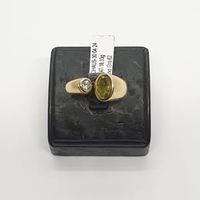 Echt 18K Gold - Diamant, Turmalin Ring