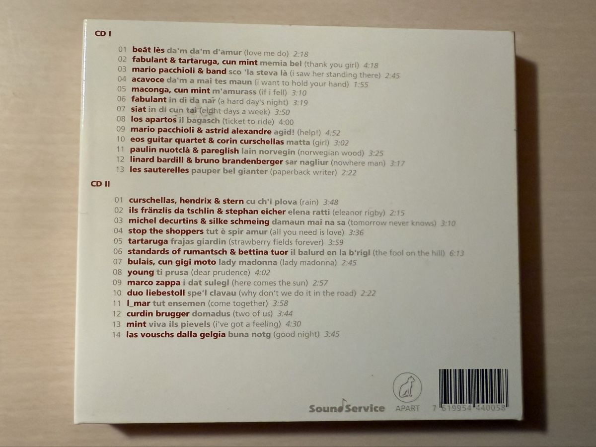 CDs: Lain Fabular - 2CD The Beatles per Rumantsch – Gebraucht aus Oberried Brienz von Chyara 1