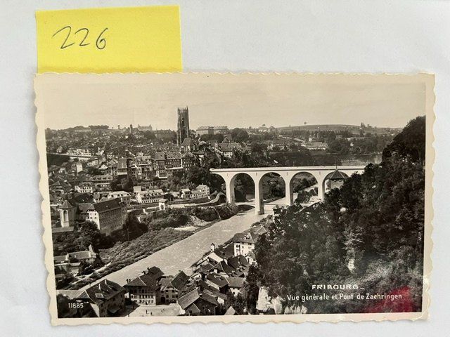 Cartes postales: Alte Ansichtskarte Freiburg Vue générale; 1953 – D'occasion à Niederwil AG par dahu75