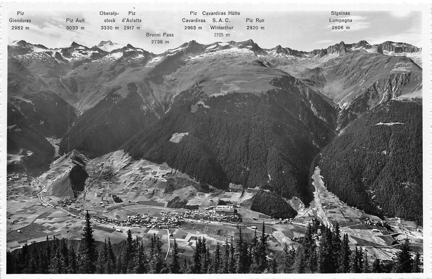 Cartes postales: 2x Disentis – D'occasion à Ottikon b.Kemptth. par Neptun1974 2