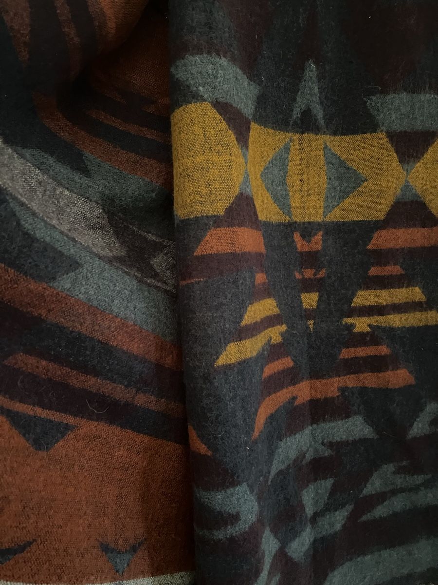 Foulards, Tücher & Schals: Schöner und weicher Boho-Schal mit Muster – Gebraucht aus Basel von evaelette 5