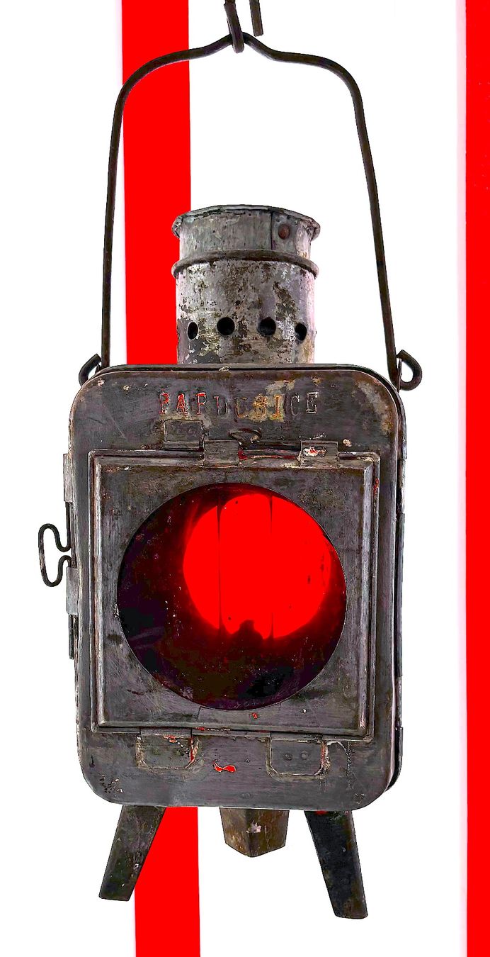 Schweizer Armee Lampade: Antike PETROL LAMPE DER CSD-59 DER CECHISCHEN STADTSBAHN – Usato da Ipsach venduto da locky55 1