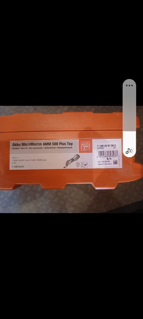Alle Maschinen: Fein Akku MultiMaster AMM 500 – Gebraucht aus Laufen von Abecd 2