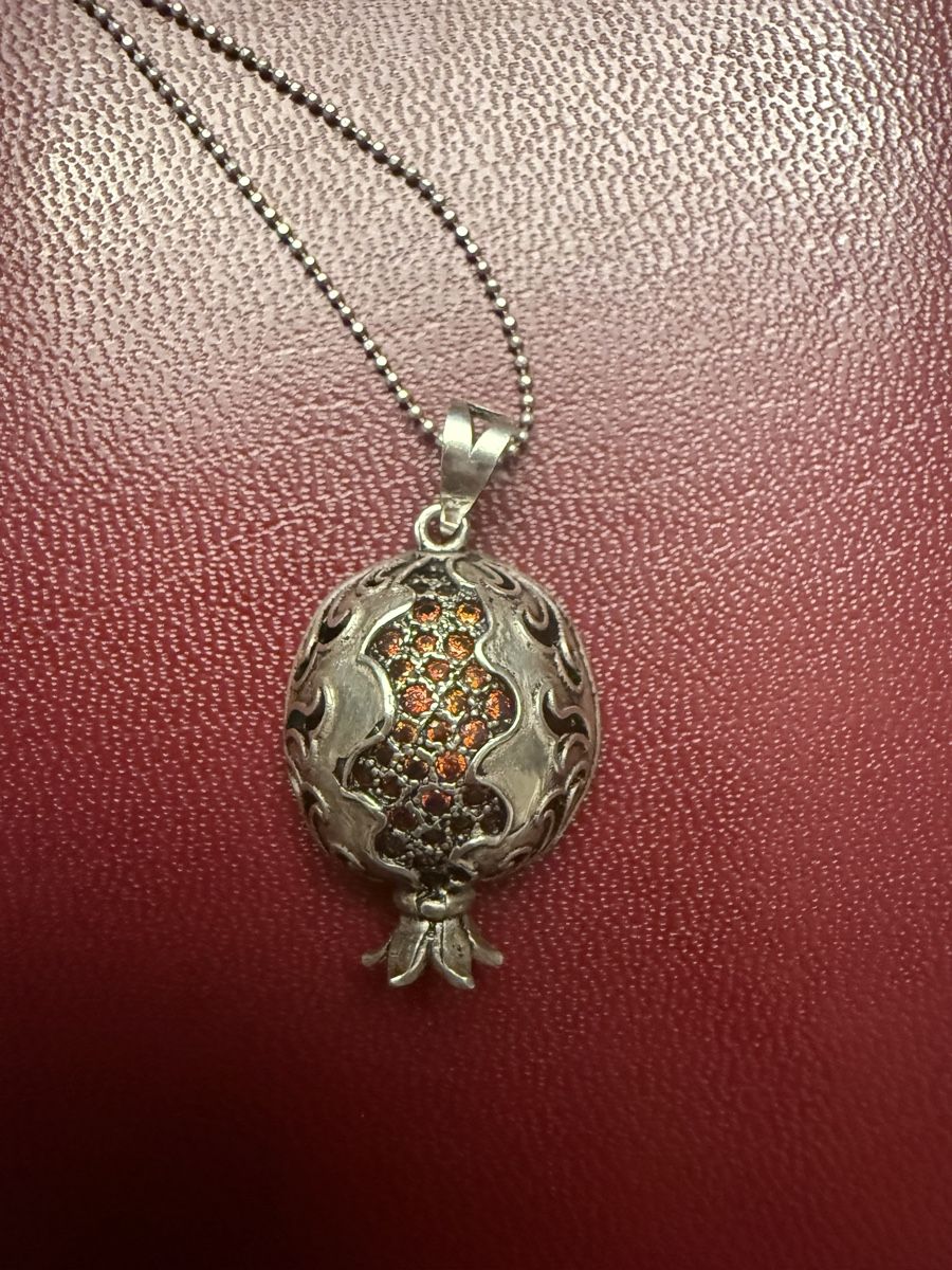 Anhänger: Silver pomegranade pendant, handmade in Armenia – Gebraucht aus Glis von lus_sx55