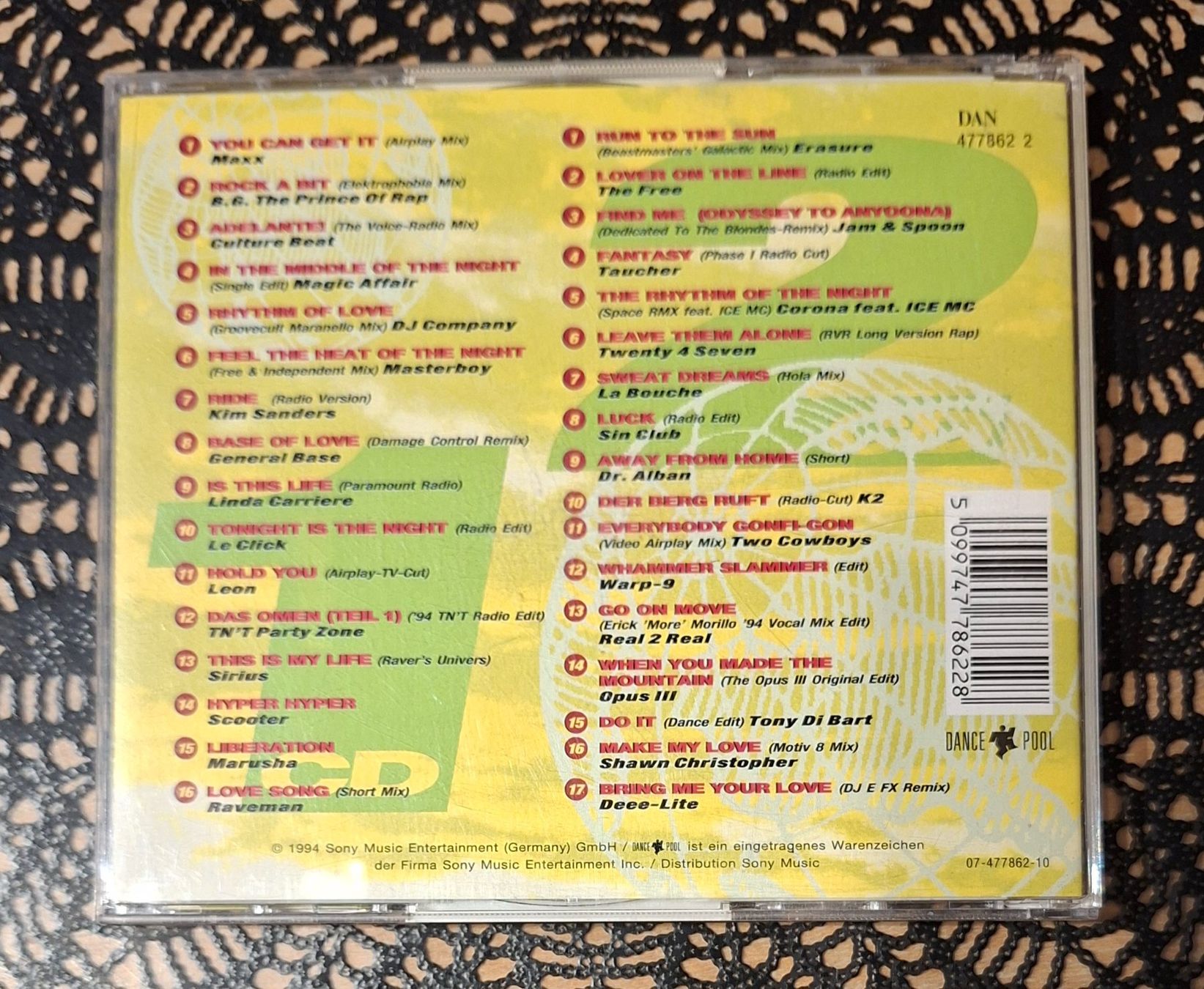 CD: Dance Now! Vol.8, Dance Pop Compilation Sampler 2CD 1994 – Usato da Schönenberg TG venduto da Gregolino76 1