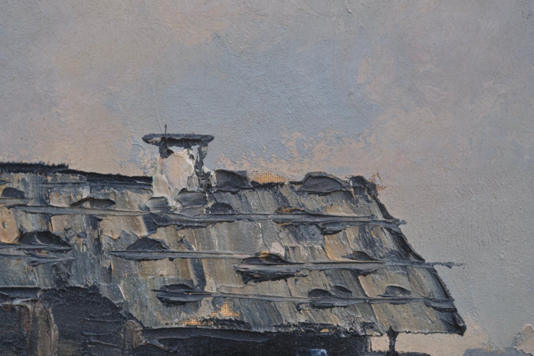 Dipinti: GEMÄLDE BIETSCHHORN ca. 1930, MENG? BLÄDEL? MULLEY? – Usato da Zürich venduto da mrbluewave 4