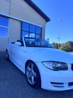 BMW 1er Cabriolet weiss gepflegter Zustand Occasion