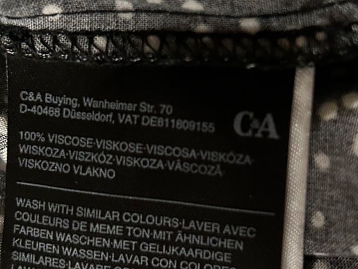 C&A Vestiti: tolles Damenkleid langarm Gr. 42 – Usato da Obergösgen venduto da Andre118 2