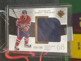 Yannick Weber 2009/10 Upper Deck Ultimate Debut Threads A1