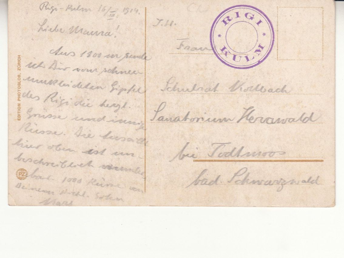 Cartes postales: Rigi 1914 – D'occasion à Bürglen TG par StampGraf 1