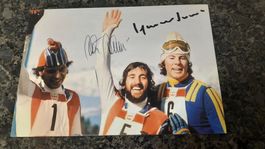 Autogramm Stenmark und Hemmi