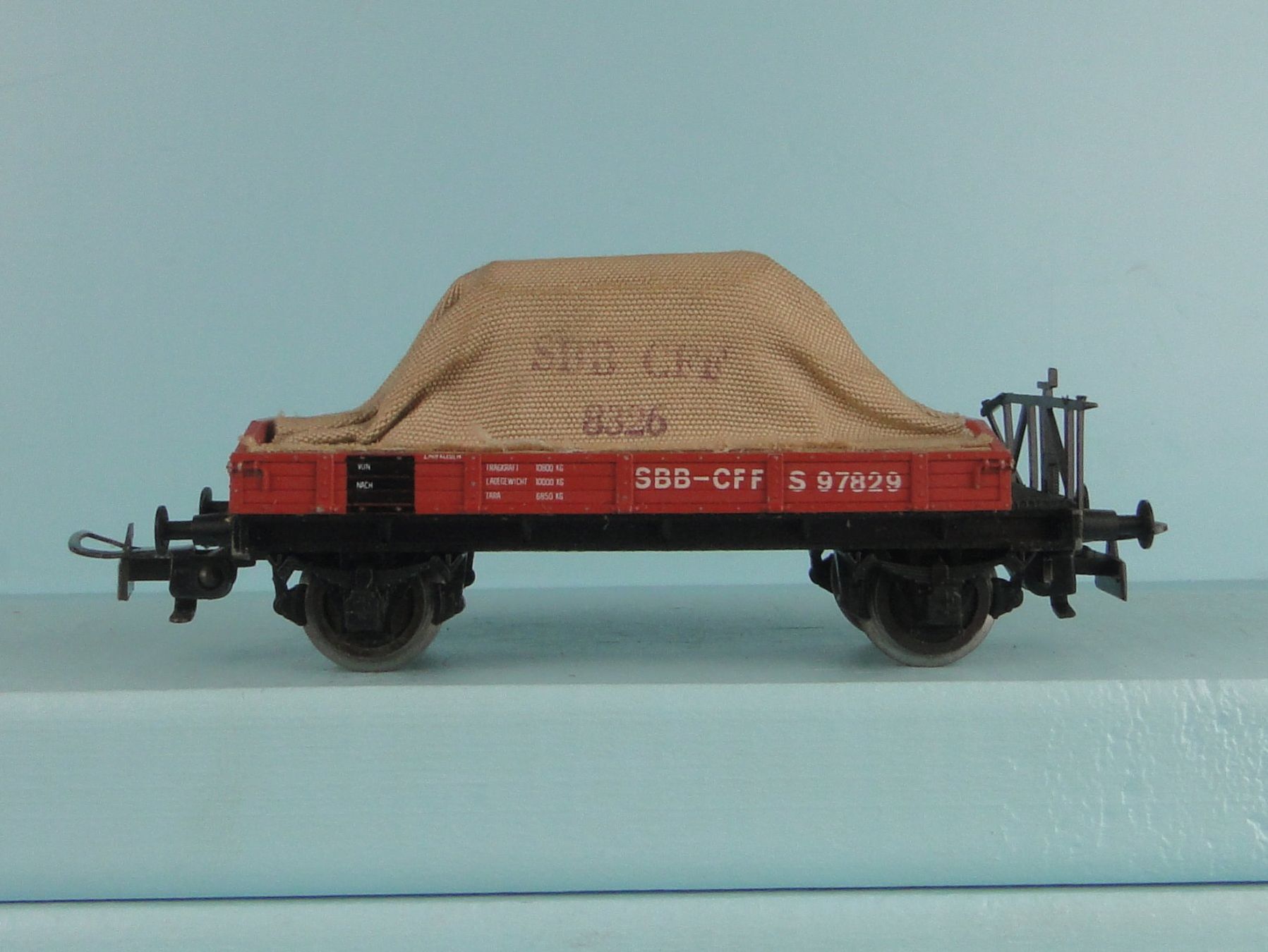 Modellini di ferrovie: Ruco SBB Flachwagen – Usato da Bülach venduto da cann11 2