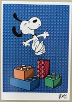 KeC: Snoopy „Lego Lover“, POP Art, signiert 2/5