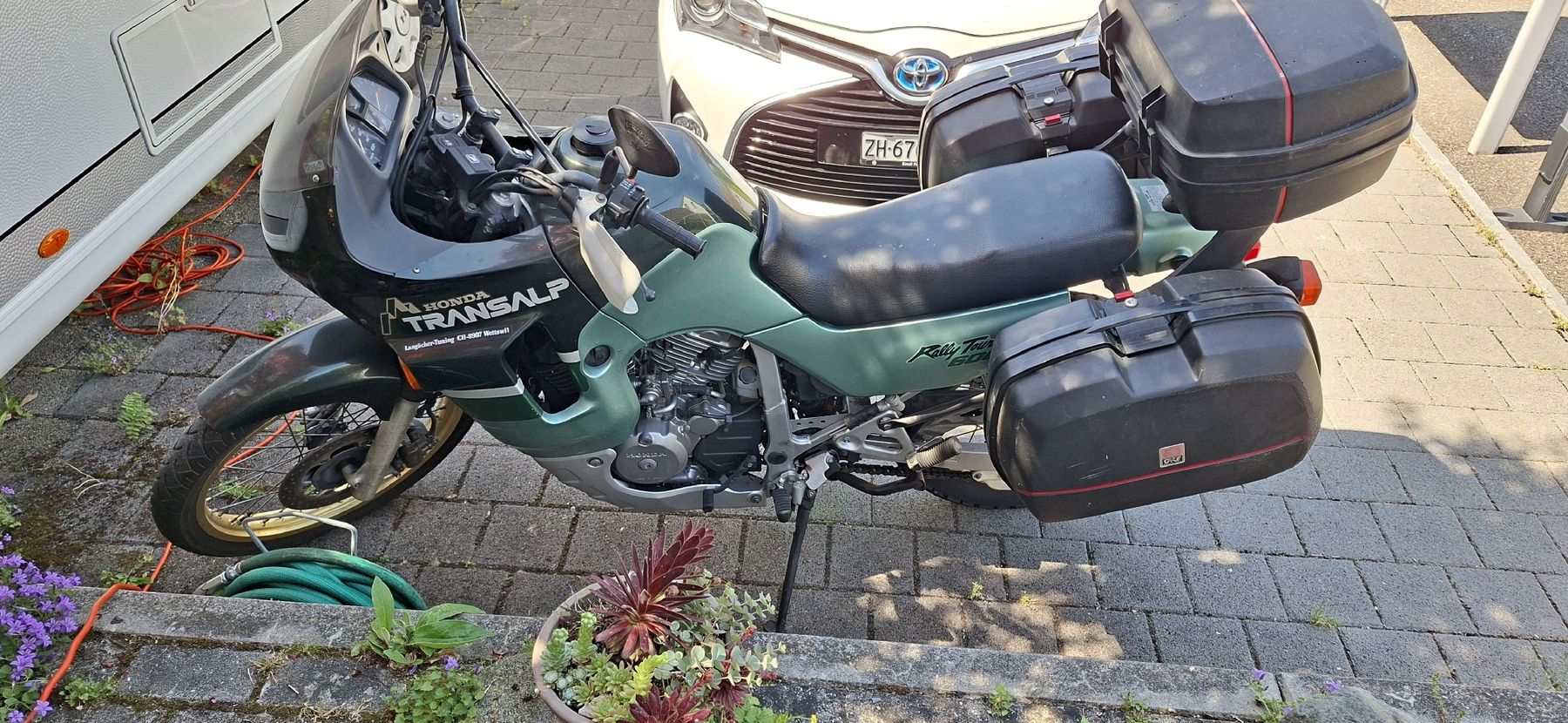 Honda Touring: Honda Transalp 600 V Rally Touring - Sommertour bereit! – Gebraucht aus Bonstetten von brischa50