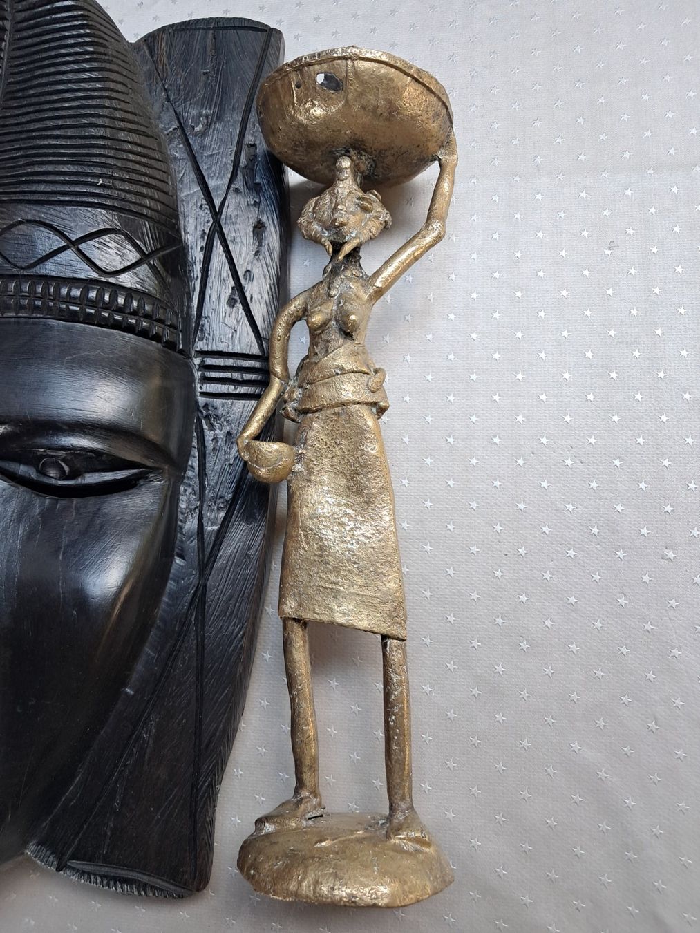 Statuette: Statuette africaine – Usato da moutier venduto da Dupont50 1