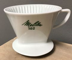 Melitta Porzellan Kaffeefilter 102 mit 3-Loch