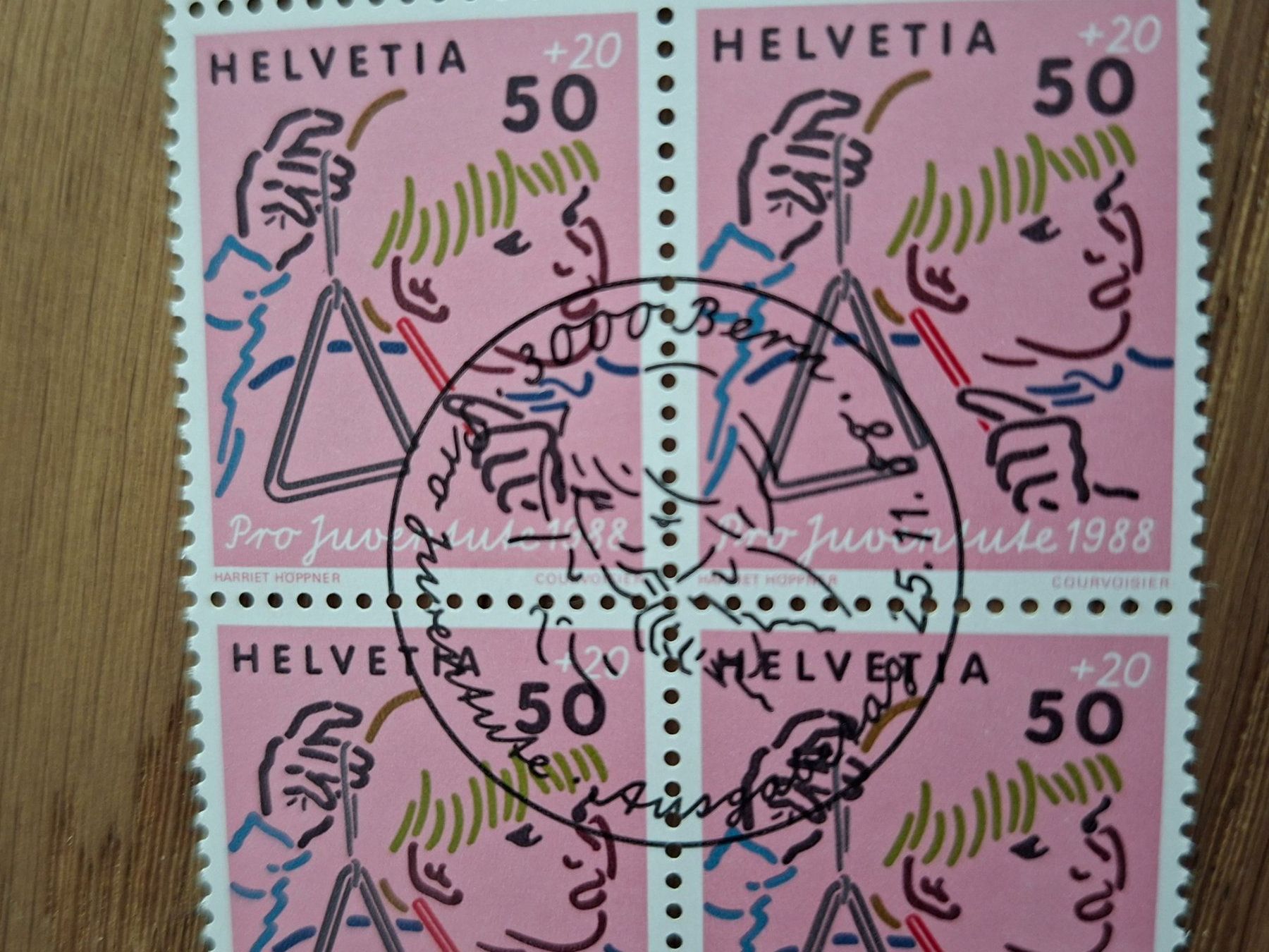Tutti i francobolli: 4er Blocks: Pro Juventute 1988 – Nuovo (secondo la descrizione) da Hinterkappelen venduto da 1399 5