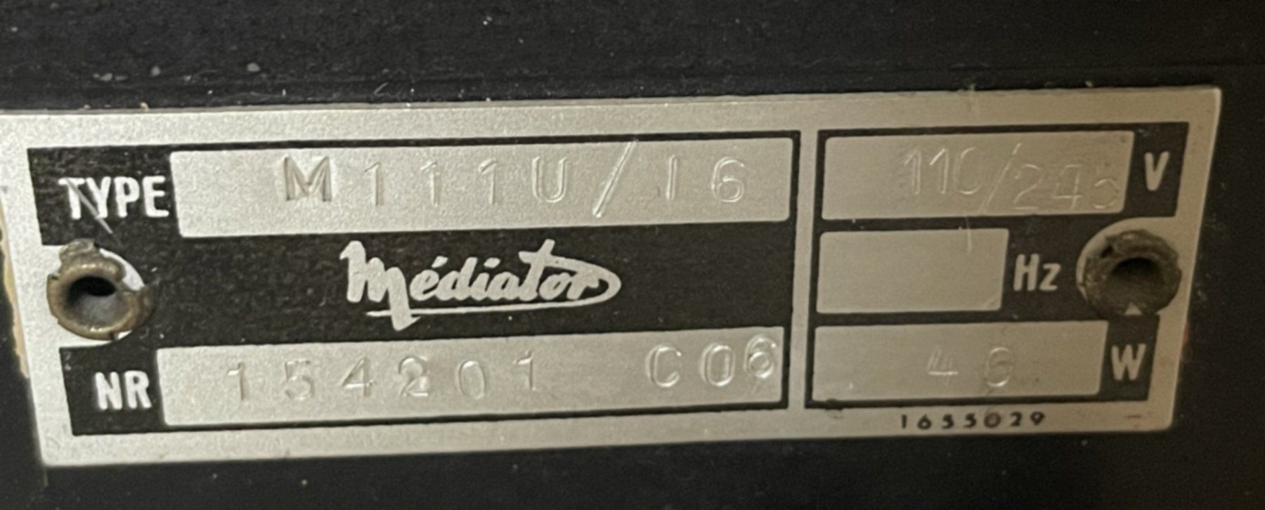 Radios: Radio Médiator / 1946–1949 – Gebraucht aus Martigny von Numis-World 2
