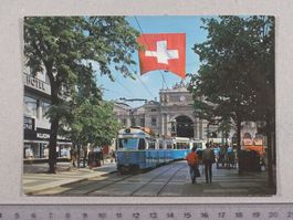 Zürich, Tram, Bahnhof, Bahnhofstrasse, 1982