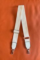 Schulterriemen für Handtasche (Cream) **Silber Haken**