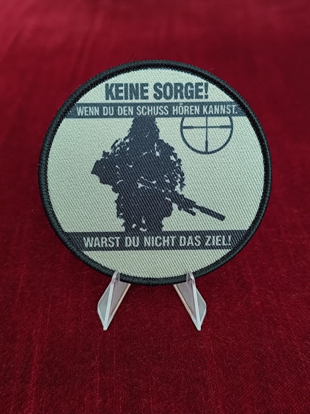 Placchette & Badge: Badge Scharfschütze "Keine Sorge" – Nuovo e nell'imballaggio originale da Diepoldsau venduto da Unique-Coins 1