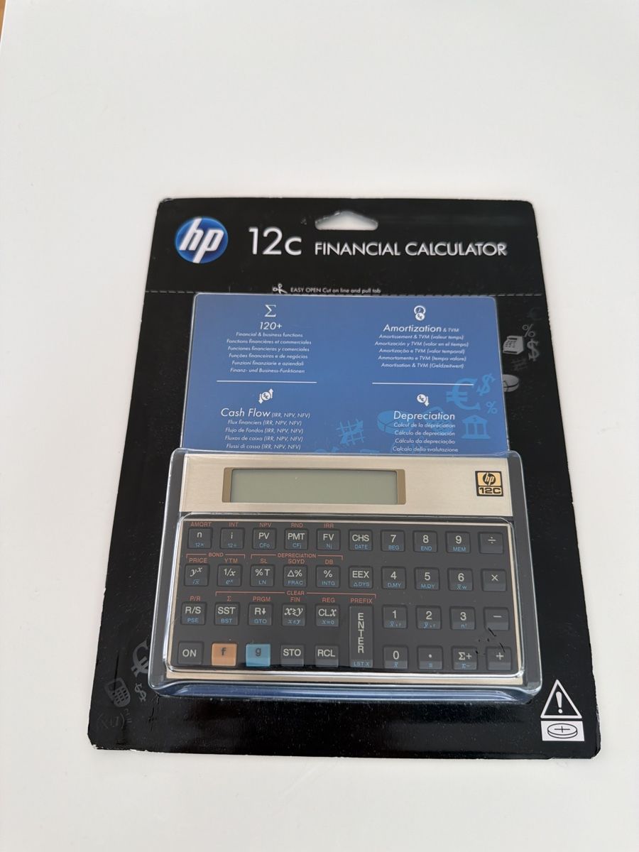 Hewlett Packard Taschenrechner: Financial Calculator 12C – Neu und originalverpackt aus Küsnacht ZH von tra_678y