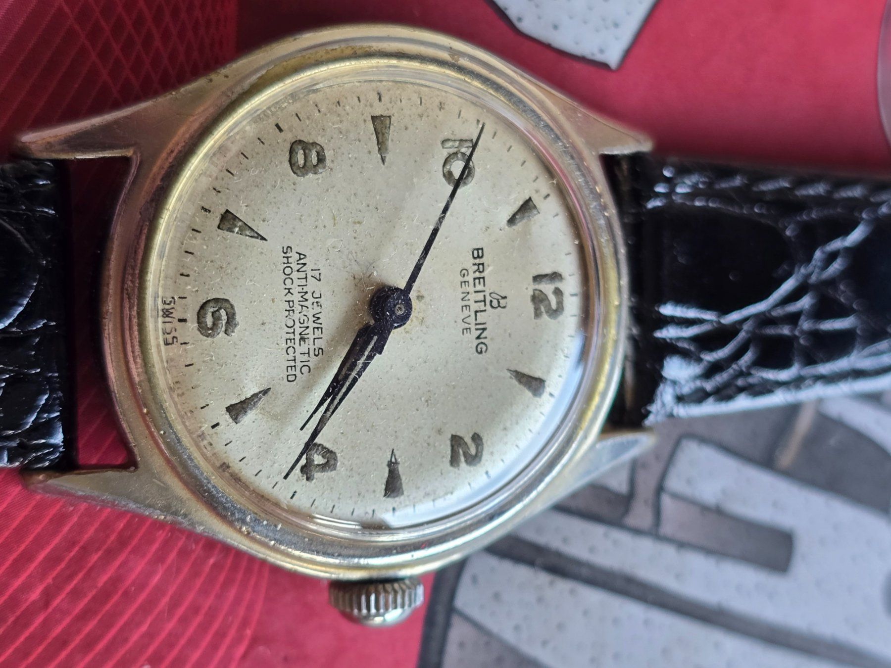 Eterna Orologi: 331 Breitling HA aus ca 1948 Cal. Peseaux 350 – Usato da Muri AG venduto da Corredor 1