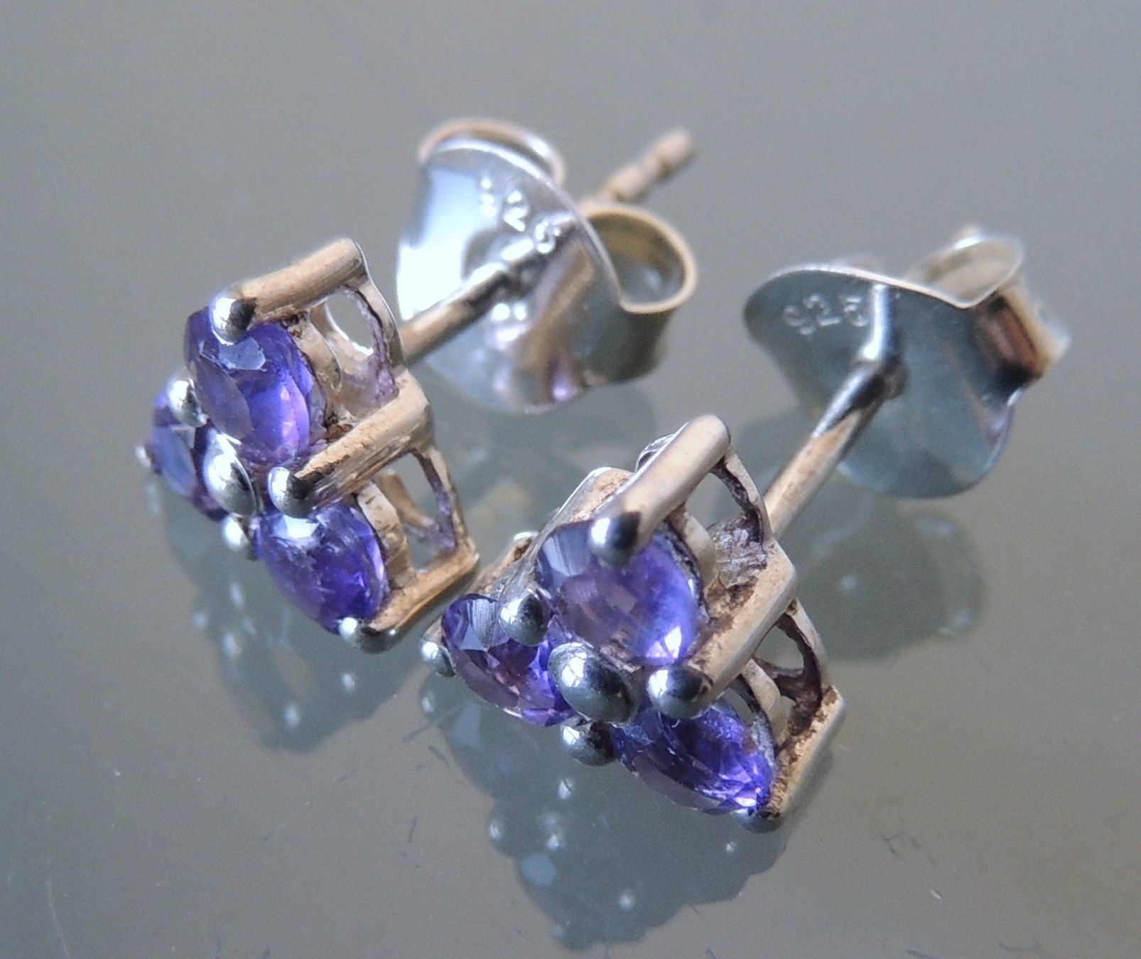 Ohrringe & -stecker: Amethyst Silber 925 Ohrstecker – Neu (gemäss Beschreibung) aus Waldenburg von schaller707 1