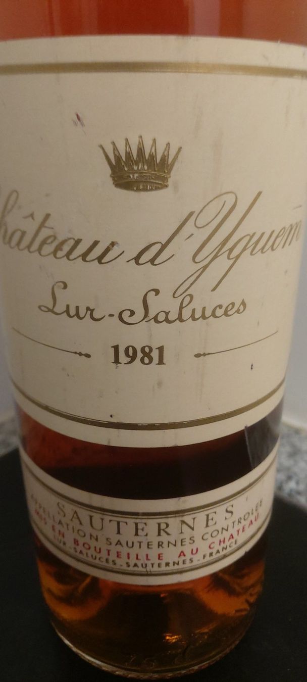 Yquem Vino: Château d'Yquem 1981 – Nuovo (secondo la descrizione) da Grenchen venduto da poggione 3