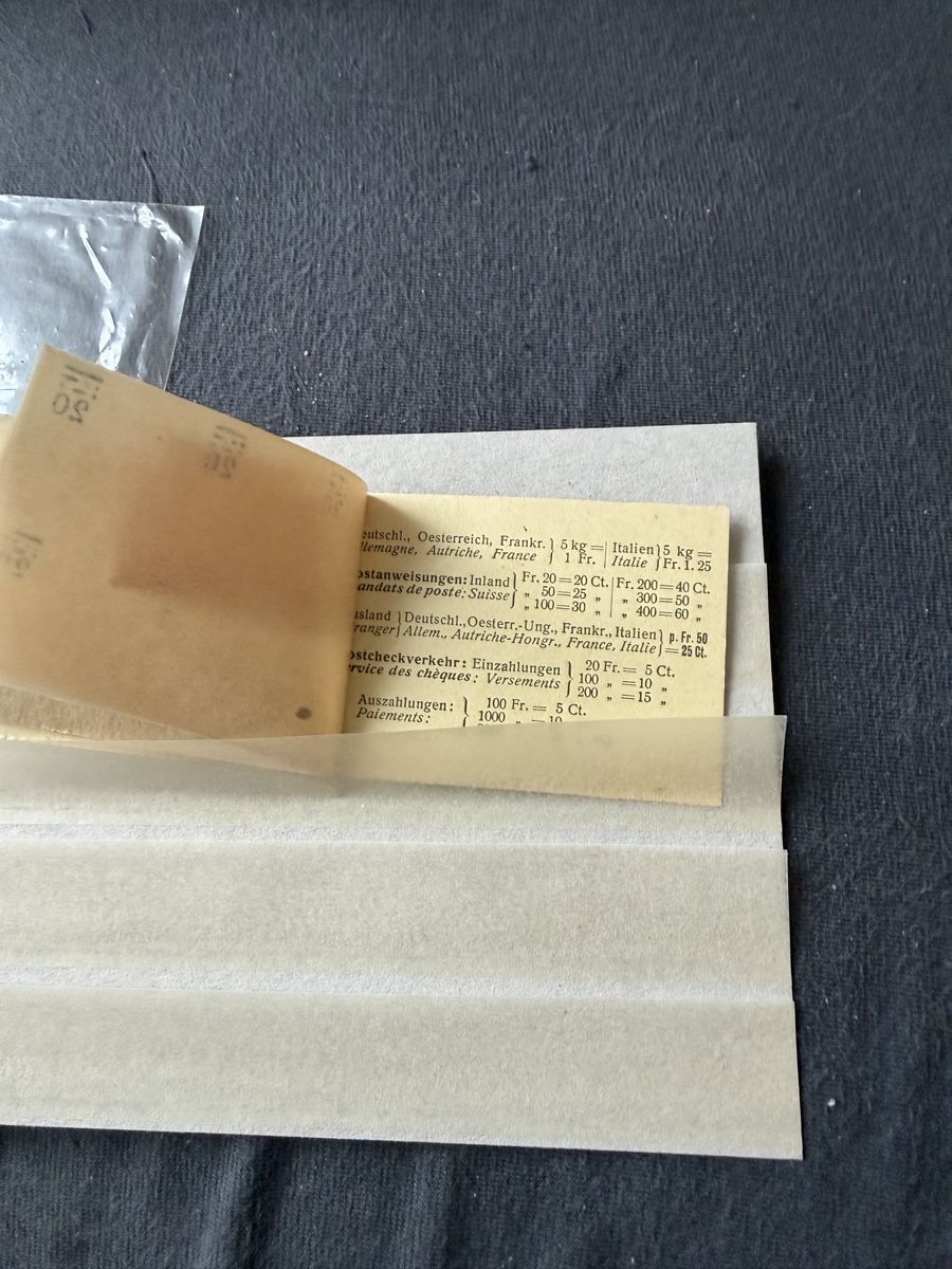 Alle Briefmarken: Altes Schweizer Markenheftchen mit 2 Wilhelm Tell Postfrisch – Neu (gemäss Beschreibung) aus Murgenthal von Tina_4055 3