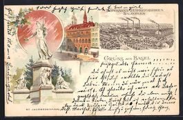 Litho Basel, St. Jacobsbrunnen, Ortspart