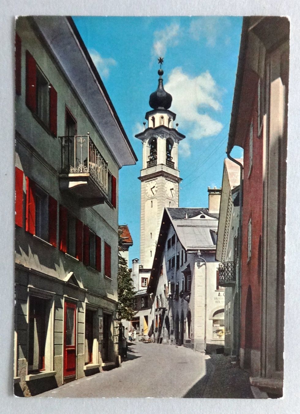 Ansichtskarten: Samedan 1750 m ü.M. – Defekt aus Fétigny von Billy2miny
