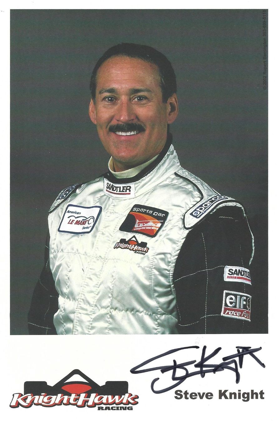 Autografi: Steve Knight, ALMS – Usato da Aarburg venduto da Hktm