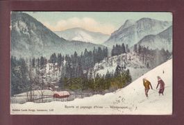 SPORTS ET PAYSAGE D'HIVER