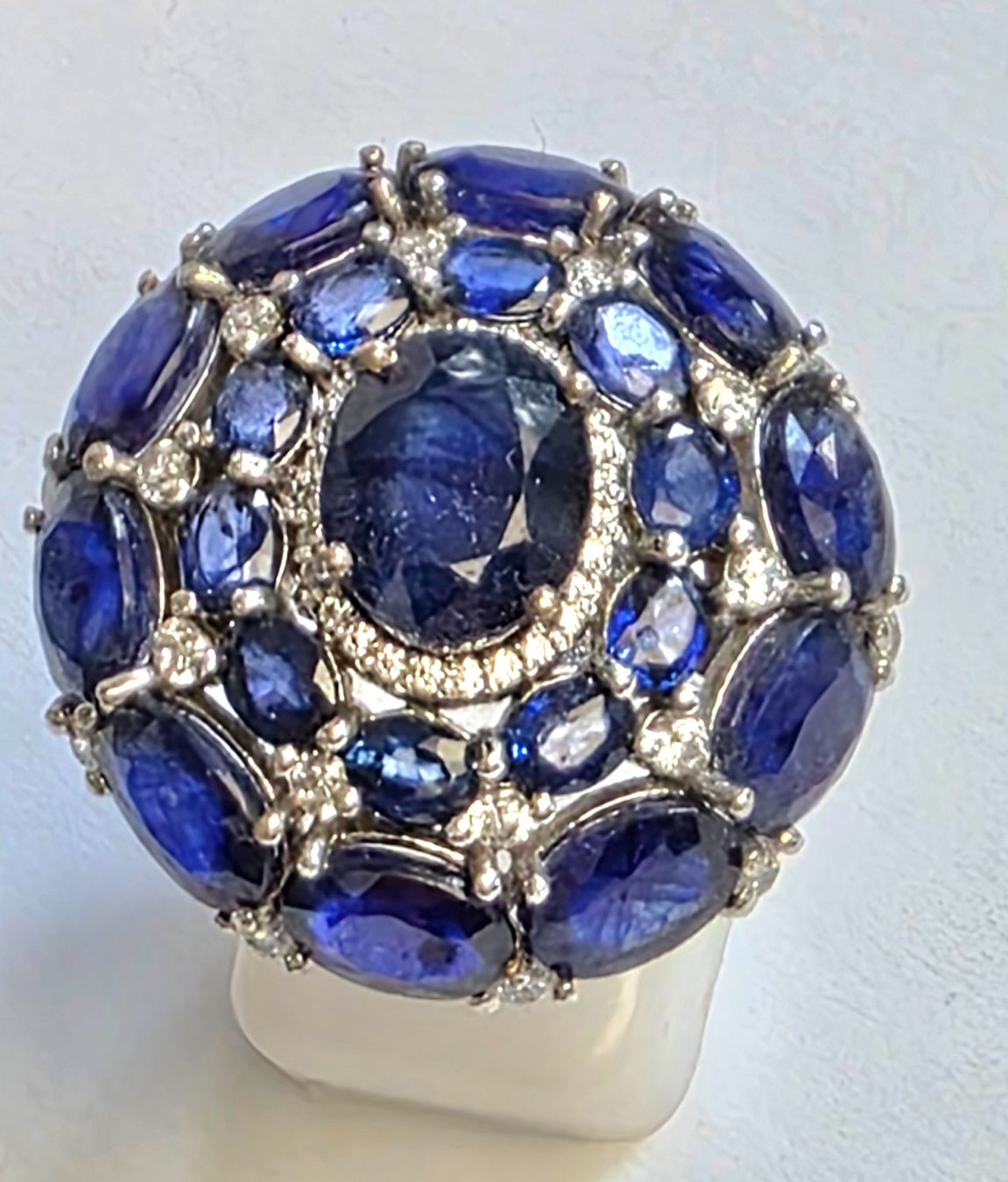 Anelli: Safir Fingerring – Nuovo e nell'imballaggio originale da Zürich venduto da adriben 5
