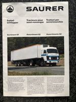 Saurer Prospekt Sattelschlepper