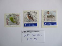 Voll Ort Ersttagsstempel 6452 Sisikon