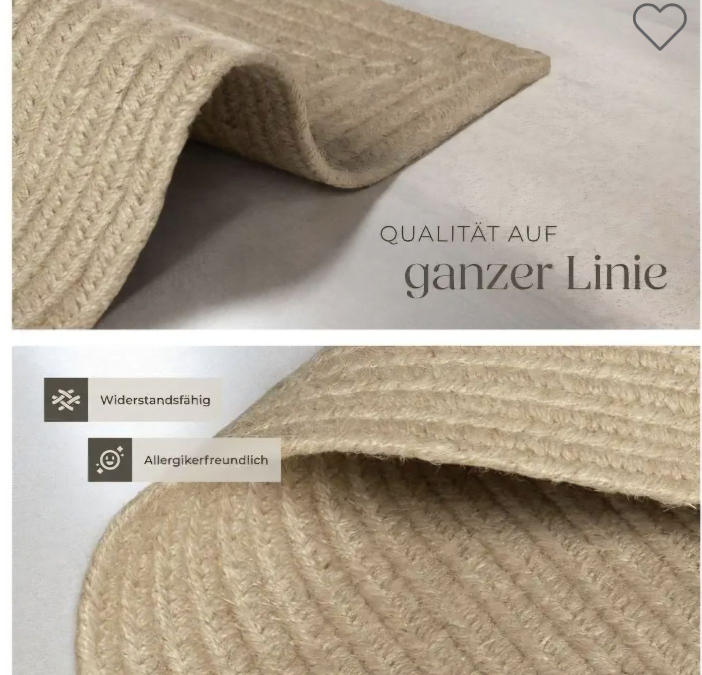 Tapis: Moderner Jute Teppich 160x230cm, inen oder aussen – Neuf (Voir description) à Zofingen par Just_That_Thing 2