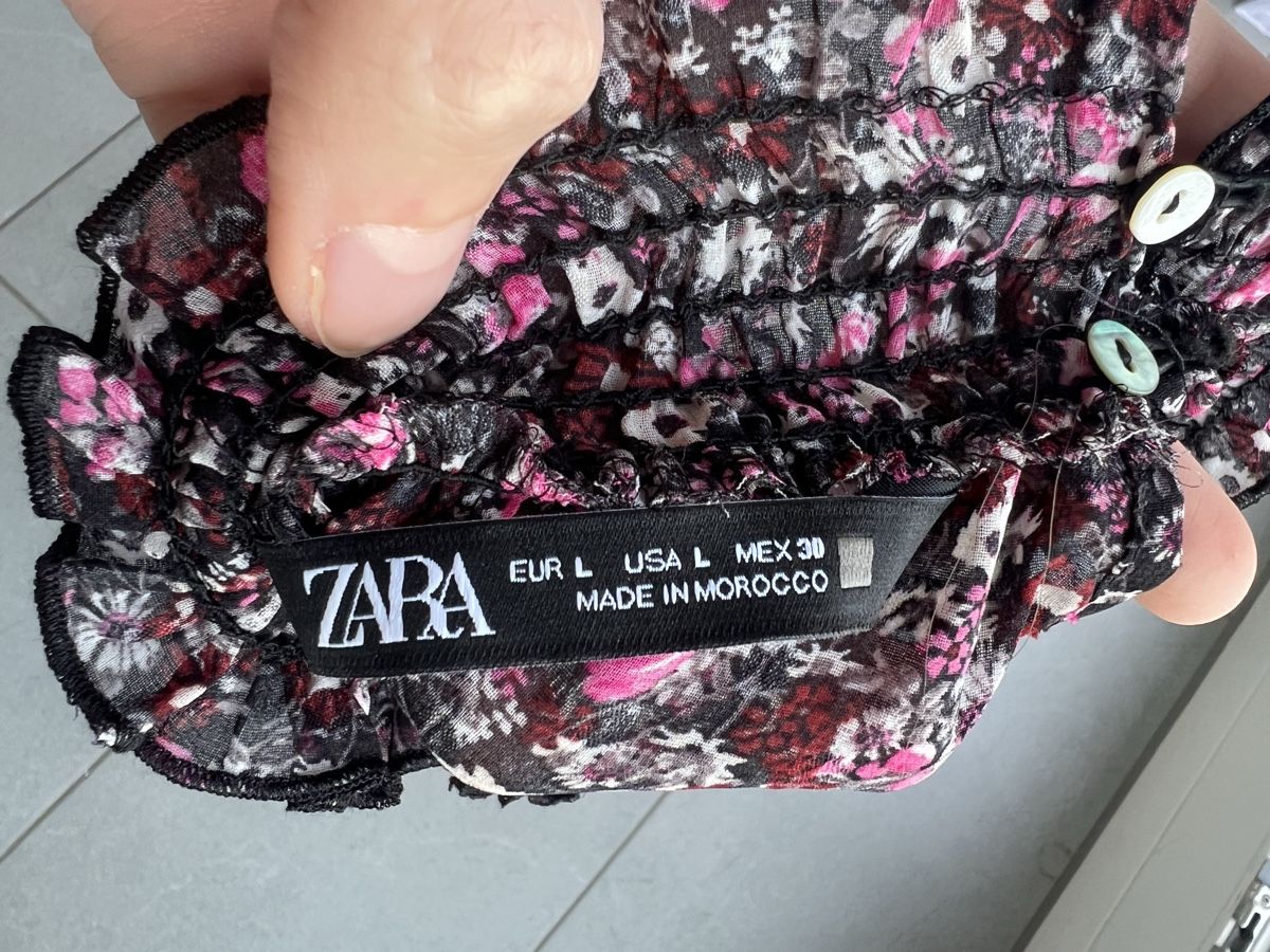 Zara Camicette: Leichte Sommerbluse geblümt – Nuovo (secondo la descrizione) da Goldau venduto da mar_spt6 2