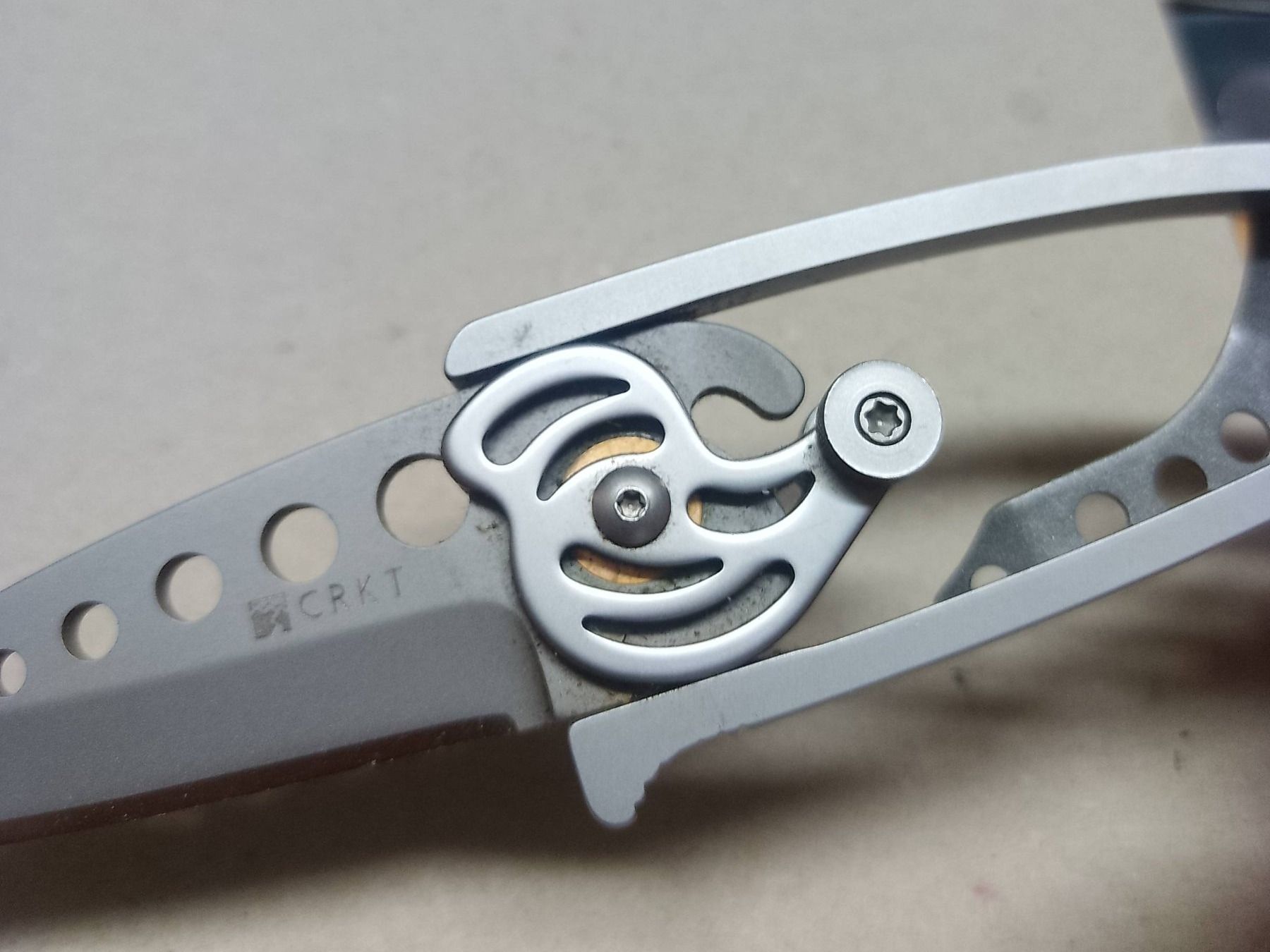 Coltelli tascabile: Messer - "CRKT" . Van Hoy Snap Lock – Nuovo (secondo la descrizione) da Sorengo venduto da 74in 5