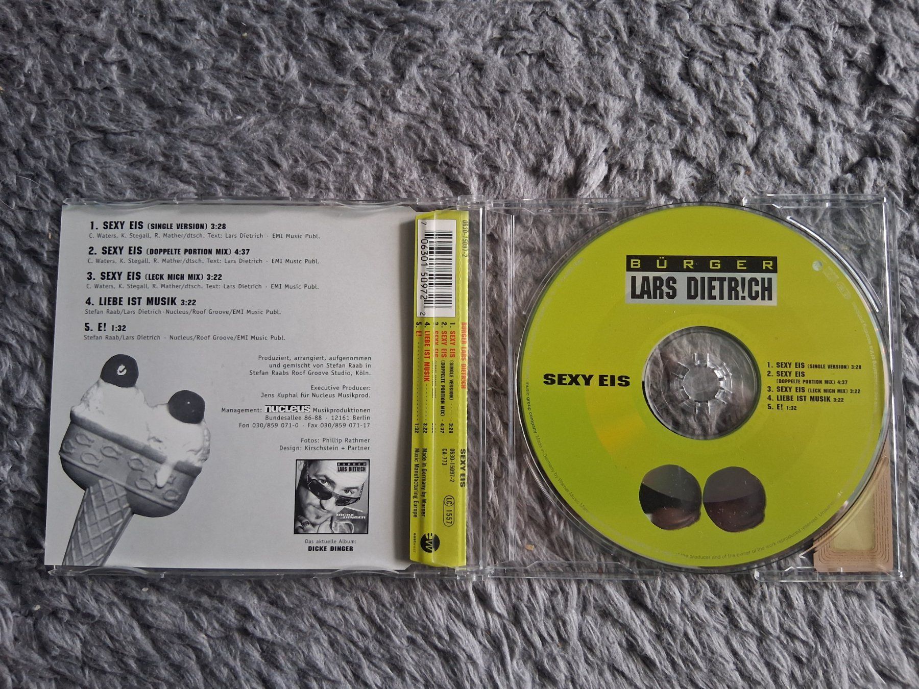 CDs: BÜRGER LARS DIETRICH      SEXY EIS    CD SINGLE – Gebraucht aus Wetzikon ZH von Ramones01 2