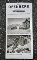 40er /50er Prospekt  Der Ofenberg – „Il Fuorn“