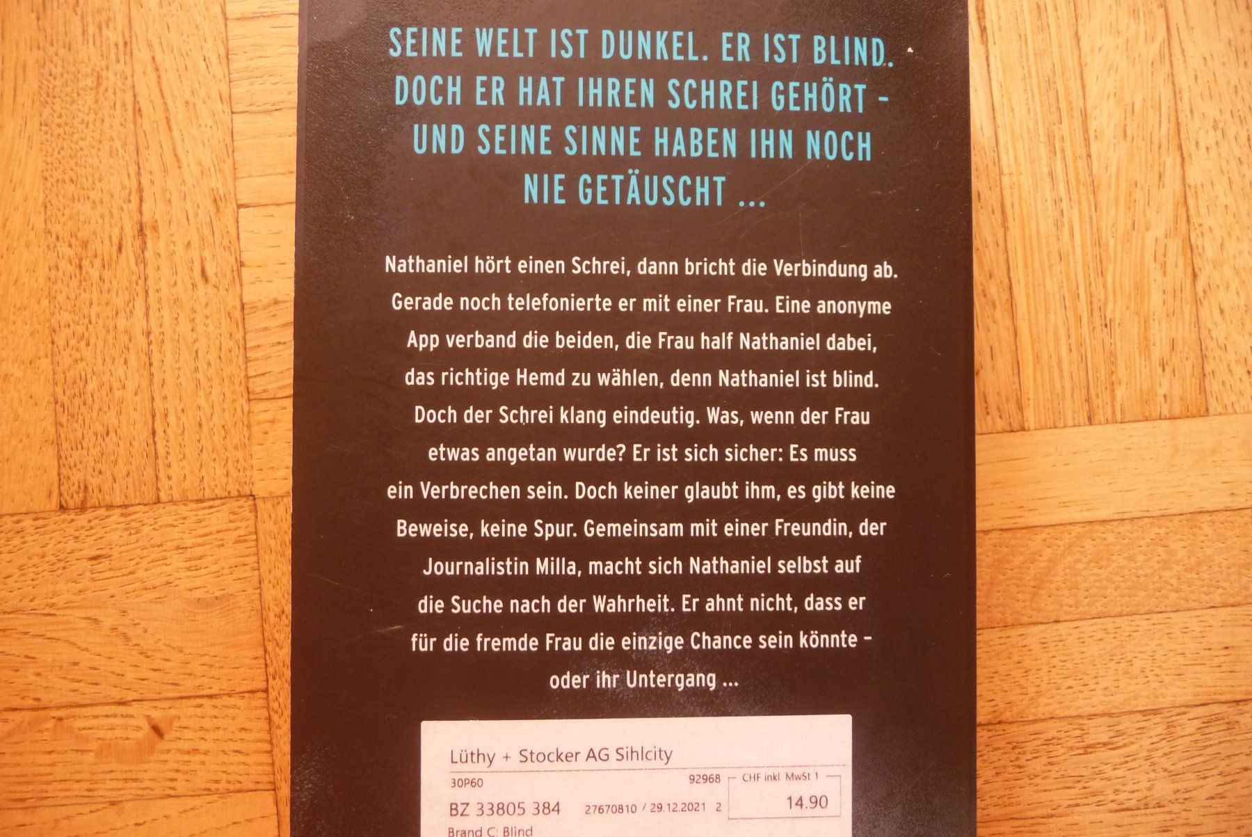 Bücher: Christine Brand, Blind – Gebraucht aus Zürich von Edje 2