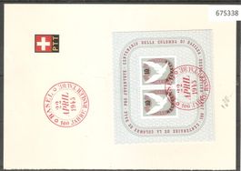 Tübli-Block auf PTT-Blatt