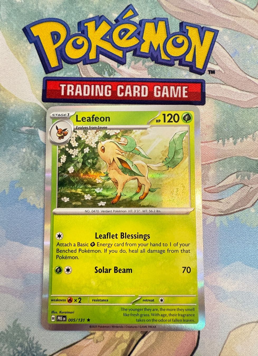 Cartoline: Leafeon Holo Prismatic Evolutions 005/131 – Nuovo (secondo la descrizione) da Sempach venduto da R-G